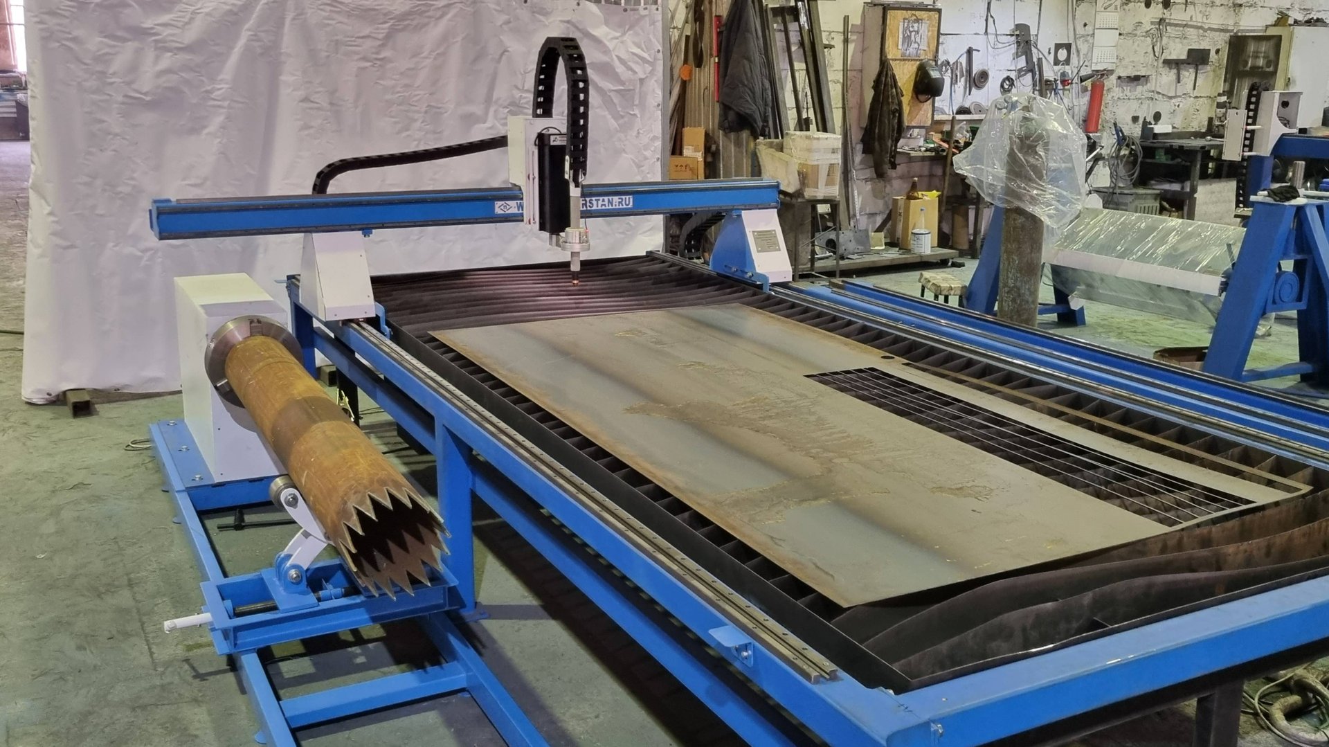 Станок плазменной резки металла с ЧПУ смотреть онлайн