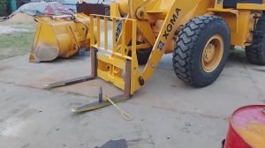 Паллетные вилы на фронтальный погрузчик готовы.