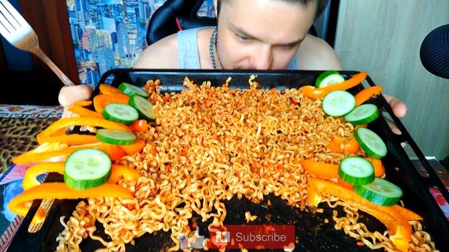 Мукбанг Лапша Острая | Челлендж Острая Еда Не Запивая | Mukbang Mukbang Noodles Spicy 먹방 смотреть онлайн
