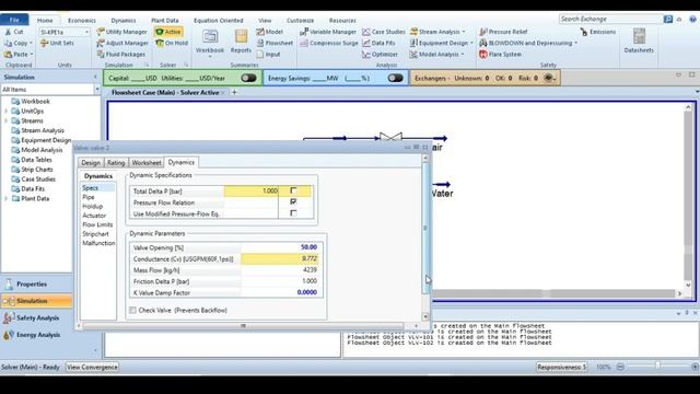 Hysys Dynamic Modelling | Filing of Water Tank смотреть онлайн