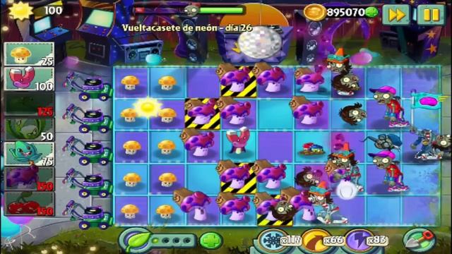 Plants vs Zombies 2, [Vueltacasete de Neón, dia 26] - [Neon Mixtape Tour, day 26] смотреть онлайн
