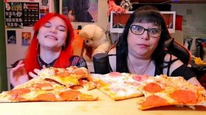Мукбанг | Пицца Пепперони и Ветчина с сыром | Обжор Асмр