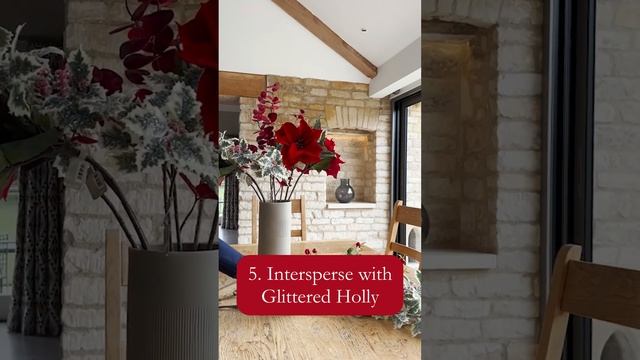 Poinsettia & Berries | Artificial Arrangements Inspiration | Floralsilk