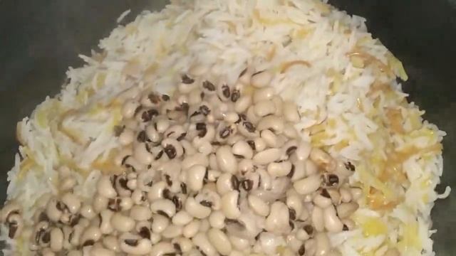 Lobyalı Plov ( Bakı Mətbəxi )(fasulyeli Pirinç Pilavı)(лобби плов Бакинская кухня)