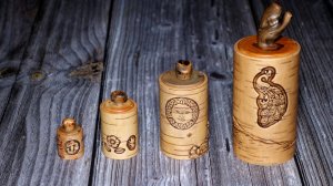 Туеса - матрёшки своими руками.