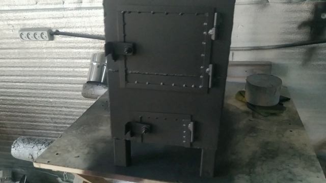 покраска буржуйки CETRA