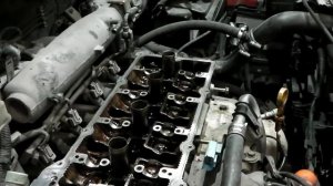 Nissan X-trail  t30 двс QR-20 замена грм и сальников клапанов .