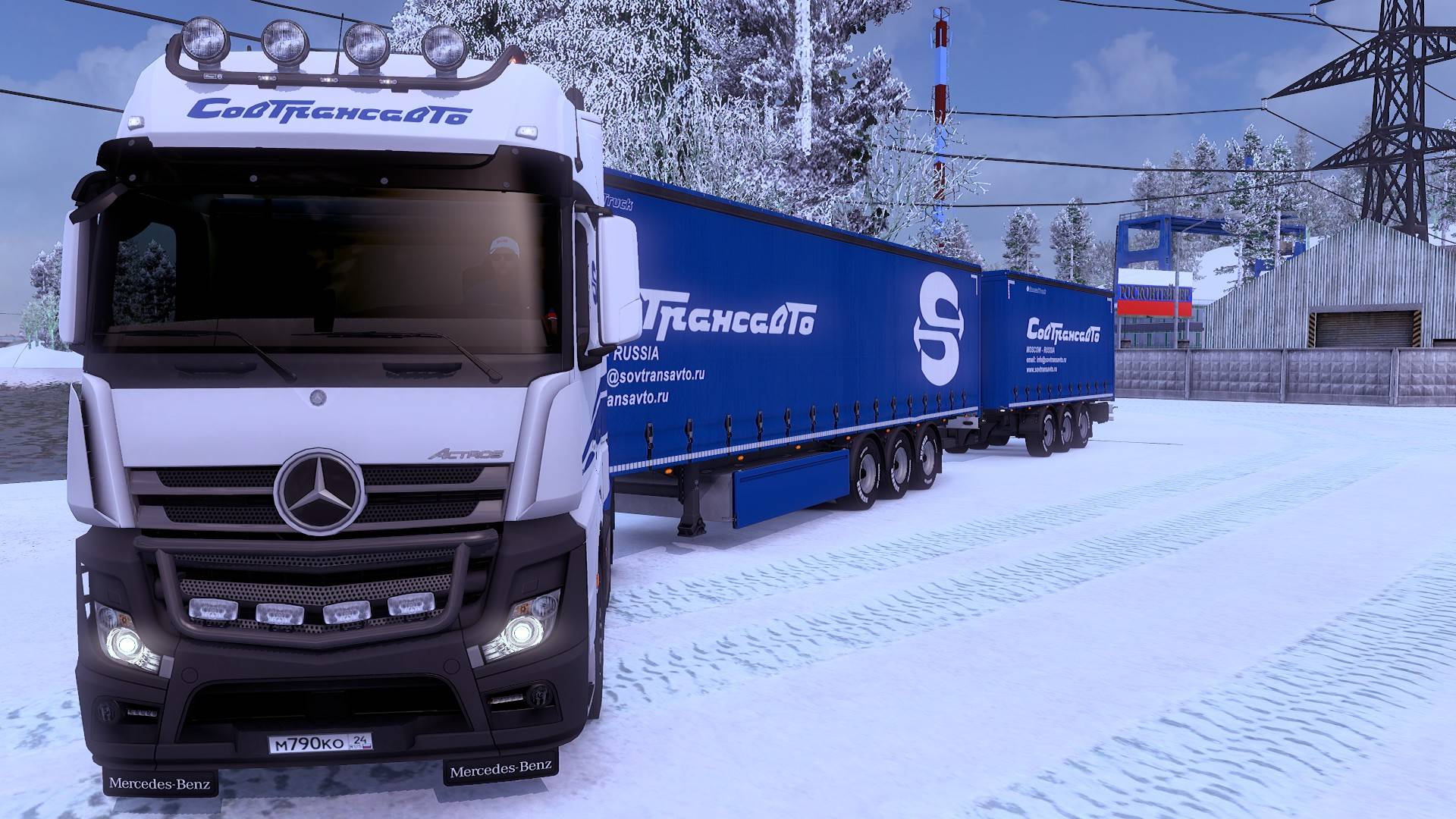 ETS2 v.1.53 / С.Р.ЗАБАЙКАЛЬЕ v.R13 смотреть онлайн