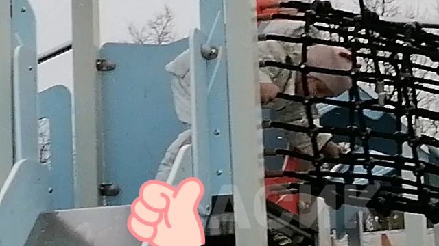 гуляем на улице с булочкой