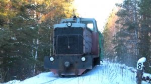 АУЖД. ТУ6А-2896 с пригородным поездом Ельничная — Синячиха