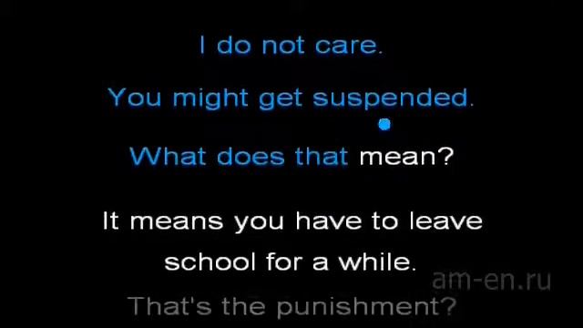 School Life: Suspension (English conversation) смотреть онлайн