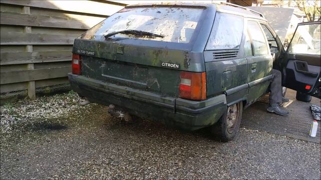 Will it run? Citroen BX TZD Turbo old start fail part2 смотреть онлайн