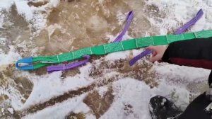 Лебедка на снегоходе