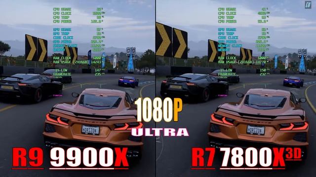 RYZEN 7 7800X3D vs RYZEN 9 9900X || PC GAMES BENCHMARK TEST || смотреть онлайн