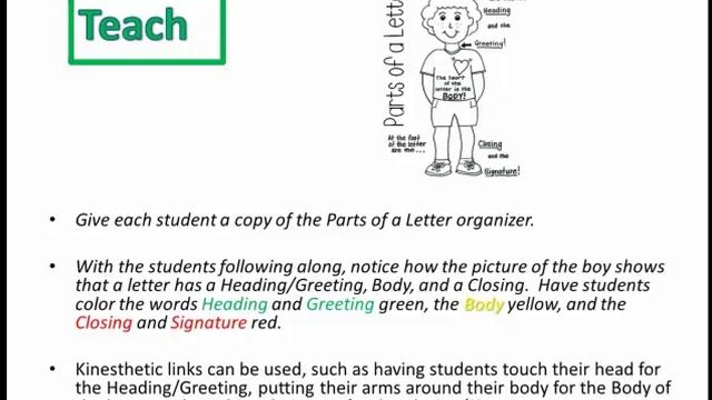 Opinion Writing: Parts of a Letter Elementary смотреть онлайн