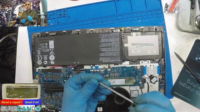 Acer Aspire R 14 R5-471T N15P6 R5-571T Battery Replacement Guide AC14B3K AC14B8K Battery смотреть онлайн