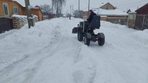 самодельный мини трактор