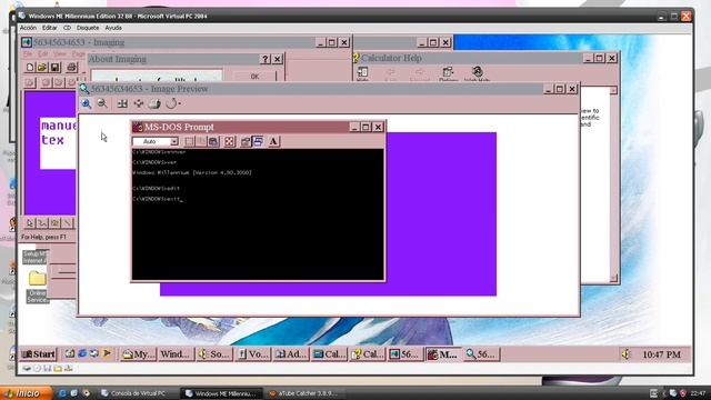Windows ME Millenium Edition Virtual PC 2004 2007 смотреть онлайн