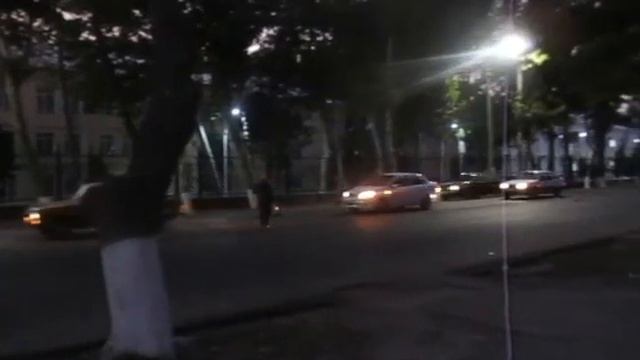 Перекресток на Танковом вечером. Чирчик. смотреть онлайн