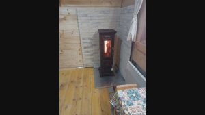 Камин Статика в Ефимовской Бане. Печь ТМФ Статика Тетра Мини.