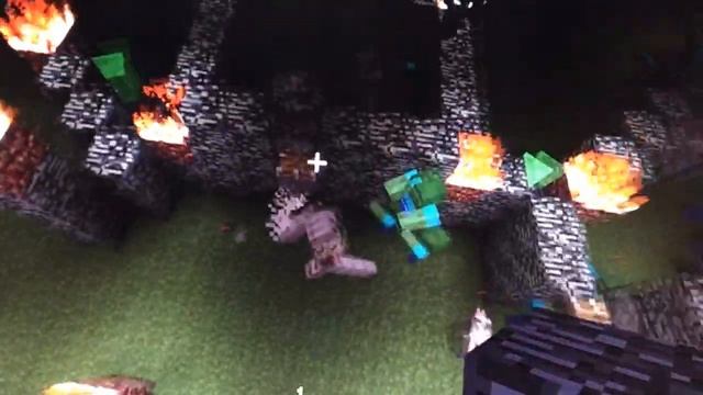 Minecraft 3 Голема и жители vs Зомби .mp4 смотреть онлайн