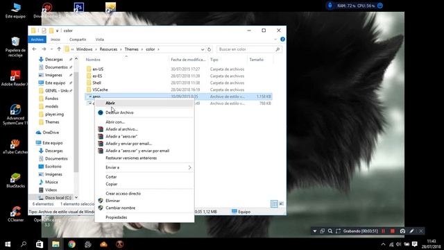 TUTORIAL: CAMBIAR COLOR DE LA BARRA DE LAS VENTANAS EN WINDOWS 10 смотреть онлайн