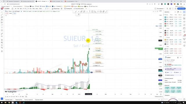 Крипто Прогноз SUI EUR / Куда пойдёт цена? / По какой цене купить продать в REVOLUT? смотреть онлайн