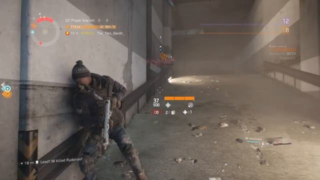 1v4 Manhunt Tom Clancy's The Division™ Beta PS4