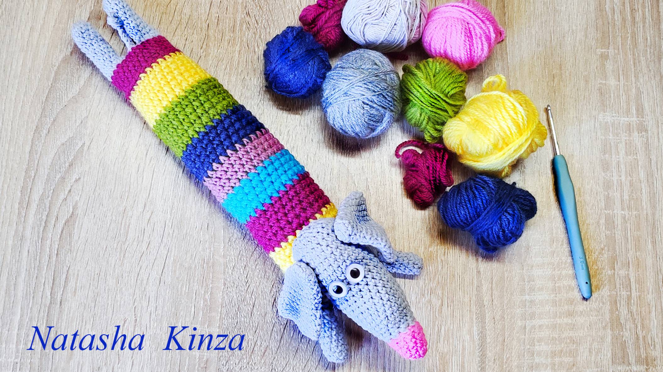 Простая игрушка из остатков пряжи смотреть онлайн