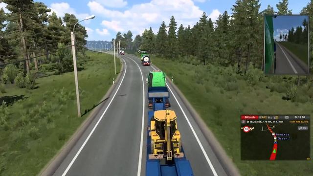 Euro Truck Simulator 2 - blízká setkání s kombajnem (23:20) смотреть онлайн