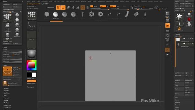 035 Zbrush 2020 Infinite Depth смотреть онлайн