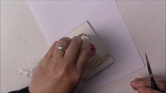 WATERCOLOR on Ampersand Aquabord // Miniature MACARON painting demo смотреть онлайн