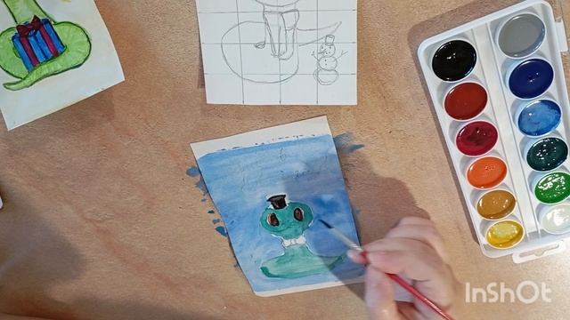 МАСТЕР - КЛАСС по изготовлению новогодней открытки смотреть онлайн