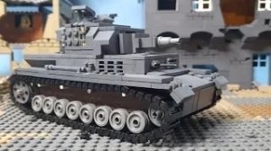 Обзор на лего танк Panzer IV 2 мировой войны