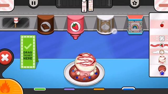 Papa's Scooperia To Go Day 47: Wally, Candy Rocket And Chocolate Mojito