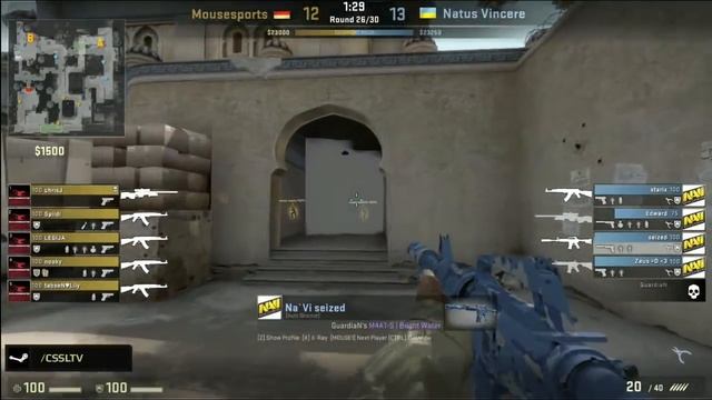 Na`Vi vs Mousespors, EgamingBets #3, map dust2 смотреть онлайн