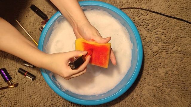 Soap and sponge makeup ASMR / Макияж для мыла и губки АСМР смотреть онлайн