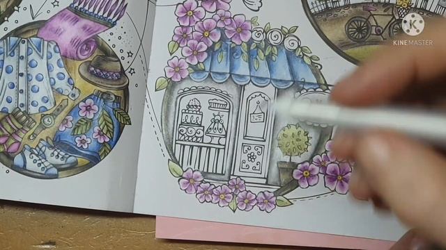 Coloring Mini Circle Pictures in Rita Berman's book Miene Reise durch Europa - Part 4 смотреть онлайн