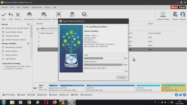 Cara Menambah Dan Menghapus Partisi Menggunakan Minitools Partition Wizard смотреть онлайн