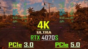 PCIe 3.0 vs PCIe 5.0 || RTX 4070 SUPER @ 12GB // PC GAMES BENCHMARK TEST ||