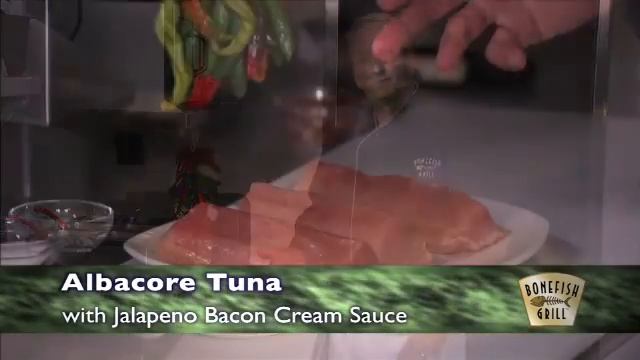 Albacore Tuna with Jalapeno Bacon Cream Sauce смотреть онлайн