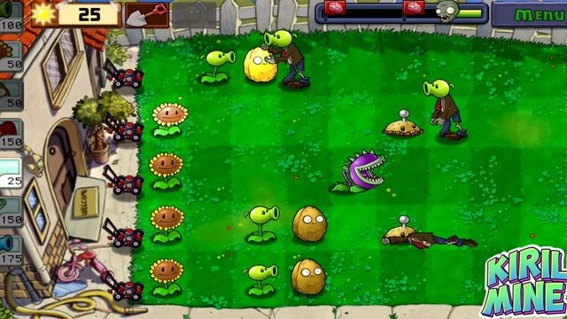 Plants vs zombie - мини игры 1 часть / mini games смотреть онлайн