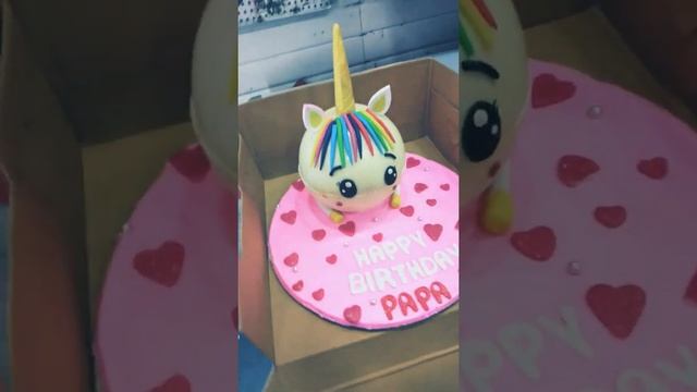 pinata cake in unicorn 🦄 Shep | birthday cake 🎂 (milk flavour) fondant cake смотреть онлайн