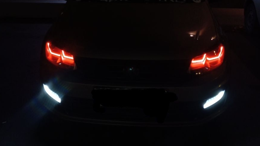 Volkswagen polo 2019.
необычный тюнинг фар. смотреть онлайн