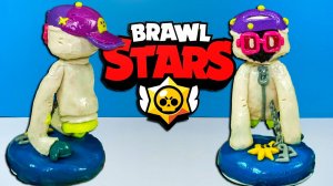 Новый бравлер Шейд ( Shade Brawl Stars ) Бравл Старс лепим из пластилина