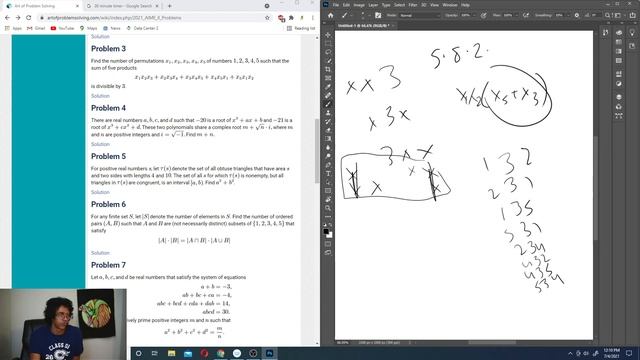 2021 AIME II Problems 1-6 - 30 minutes of problem solving a day смотреть онлайн