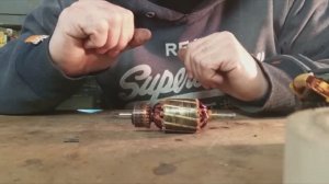 Перемотка якоря своими руками.