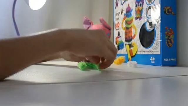 Делаем "крокодила и комарика" из конструктора Bunchems смотреть онлайн