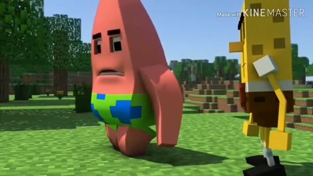 Губка боб и Патрик в Майнкрафте""" SpongeBob and patrick in Minecraft смотреть онлайн