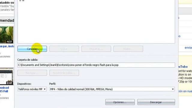 COMO USAR E INSTALAR FREE YOUTUBE TO IPOD PSP CONVERTER смотреть онлайн